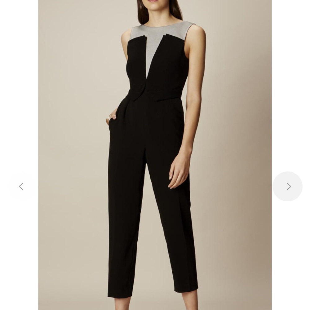 KAREN MILLEN V-neck jumpsuit (nwt)